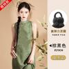 Novo Estilo Chinês Trançado Estilo Antigo Bolha Trança Longa Hanfu Cheongsam Boxe Torção Cabelo Artificial Rabo de Cavalo Peruca Trança