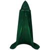 Capa con Capucha de Halloween Bruja Mago Niños Adulto Terciopelo Cosplay Vacaciones Disfraz