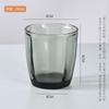 Color Original Hotel Vaso Vertical de Vidrio para Enjuague Bucal Vaso para Agua Vaso para Leche Vaso para Cera Vaso para Cepillado de Dientes Vaso para Beber en Casa Hotel