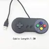 Gamepad USB Cableado SNES para PC Accesorios de Juego Super Retro