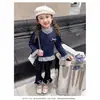 Conjunto de Otoño para Niñas 2025 Nueva Moda Otoño para Niños Bebé Elegante Casual Conjunto de Dos Piezas