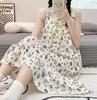 Comercio Exterior Verano Nuevo Estilo Camisón de Talla Grande para Mujer con Camisón Colgante con Almohadilla en el Pecho Ropa para el Hogar Vestido Dulce y Holgado para Niña