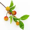 Ramas de Frutas Artificiales Transfronterizas, Frutos de Mirto, Decoraciones para Escaparates, Flores Decorativas DIY, Arreglos Florales de Frutas de Mesa