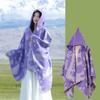 Fotografía de viajes de otoño e invierno estilo étnico chal bufanda con capucha de pastizal capa capa exterior de Yunnan para mujer en stock al por mayor