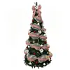 Árbol de Navidad de pie con luces LED encriptadas retráctiles transfronterizo, Árbol de Navidad plegable de PVC encriptado, súper ventas 2026