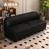 Sofá simples de tecido novo para apartamentos pequenos, salas de estar, áreas de descanso de lojas, lojas de roupas, casas de aluguel, sofás de dois e três lugares