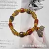 Pulsera de Jade de Seda Dorada al por mayor Pulsera de Cuentas Estilo Antiguo Pequeña Fresca para Mujer Suministro para Transmisión en Vivo de Verano Puesto Callejero Modelo de 10 Yuan