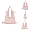 Bolsos de nicho coreanos, bolso tote grande para mujer, bolso de hombro informal de moda para el trabajo, bolso tipo cubo simple y versátil
