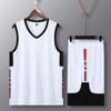 Venta al por mayor directa de fábrica traje de baloncesto para hombre Jersey de estudiante para niños traje de entrenamiento de baloncesto para juego impresión número