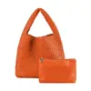 2023 Bolso de Mano Tejido a Mano Gran Capacidad Bolso de Mano Bolso Retro Cesta de Verduras Bolso de Hombro Bolso de Mujer