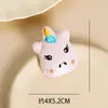 Muñeca de Peluche con Cabeza de Animal de Dibujos Animados Broche de Felpa Accesorios Decorativos Joyería Colgante de Bolso Accesorios para Joyería DIY