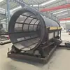 Cribadora de tambor móvil, máquina cribadora de mineral, ecológica, de bajo consumo energético, fácil de operar, con una capacidad horaria de 20 toneladas