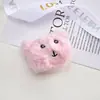 Broche de felpa de dibujos animados cabeza de oso muñeca pasador zapatos y calcetines accesorios sombrero bufanda bolsa colgante DIY al por mayor