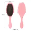 Pente Popular Transfronteiriço de Palha de Trigo com Almofada de Ar, Pente Fluffy para Styling de Cabeleireiro, Pente Definidor de Cachos com Elasticidade, Estoque Pronto do Fabricante