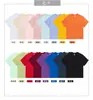 Camiseta de secado rápido para niños, hecha a medida, uniforme para clase de kínder, algodón puro, adecuada para actividades al aire libre en campamentos de verano, conjunto a juego para padres e hijos, manga corta con estampado de logo