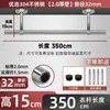 Barra Gruesa de Acero Inoxidable 304 para Secar Ropa Estante para Secar Ropa Montado en Balcón Barra Única Barra Fija Montada en Pared para Secar Ropa