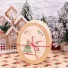 Caja Ovalada de Papel Kraft para Navidad 2025 Souvenir Galletas Dulces Turrón Caja de Empaque para Regalo de Repostería