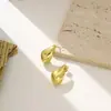 Brincos de aço inoxidável geométricos irregulares europeus e americanos transfronteiriços brincos de alta luxo temperamento moda personalidade brincos exagerados