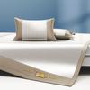Esterilla de Verano Clase A, Esterilla de Ratán de Seda de Hielo, Esterilla Suave Plegable, Esterilla de Paja para Dormitorio Individual, Fabricante de Sábanas Ajustables de Tres Piezas