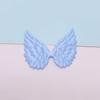 Alas de ángel de satén de doble cara en relieve, hechas a mano, accesorios para el cabello, caja de regalo, accesorios decorativos para ropa, accesorios, alas