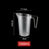 Taza de plástico PC engrosado de gran capacidad con escala taza medidora de mililitros recipiente taza medidora taza dosificadora especial para tiendas de té de burbujas 5000ml
