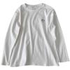 Playera de Manga Larga Cálida de Terciopelo de Doble Cara para Mujer Bordada Cuello Redondo Estilo Coreano Combinable Holgada que Afina la Figura Ins Gruesa Estilosa Camiseta Interior