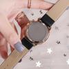 GUOU Nova Moda Calendário Quartzo Relógio Feminino Mostrador Grande À Prova D'água Temperamento Multifuncional Relógio de Pulso Casual