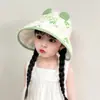 Sombrero de Sol para Niños, Sombrero de Verano con Ala Ancha y Parte Superior Abierta, Lindo Sombrero de Sol para Niños y Niñas, Sombrero de Sol Delgado con Protección UV