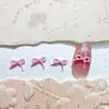 Acessórios Populares de Arte de Unhas com Laços Doces, Decorações de Unhas com Laços de Fita 3D, Acessórios de Resina para DIY