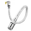 Cabezal antisalpicaduras para el hogar, grifo con manguera de agua extendida, tubo de extensión, herramienta de lavado, extensor de grifo de acero inoxidable 316L