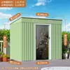 Cuarto de Almacenamiento Exterior, Cobertizo de Herramientas, Almacenamiento de Jardín, Casa de Almacenamiento Sencilla, Casa Modular para Terraza de Patio, Cuarto de Almacenamiento Móvil Desmontable