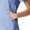 Talla Extra Sexy Corte Europeo y Americano Uniforme Médico con Cortes para Mujer Color Sólido Nuevo Color Uniforme de Enfermera Traje para Lavar a Mano Traje Mate Secado Rápido