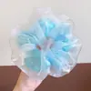 Burbujas Soñadoras~ Coletero de Malla con Estrella de Mar de Princesa Sirena para Mujer, Accesorio para el Cabello de Estilo Perezoso de Gama Alta, Goma para el Cabello Personalizable