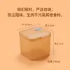 Caja para carne congelada con propiedades antibacterianas de iones de plata, resistente a bajas temperaturas, sellada de silicona para evitar la mezcla de olores, compartimentos interiores desmontables para organizar en el refrigerador