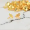Alfinete dourado alfinete de produção profissional alfinete de metal alfinete anti-dourado papelaria de escritório atacado em massa prego de cortina redondo