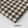 Tecido Xadrez Poliéster-Algodão em Estoque Tecido Xadrez Estampado 7mm Material Popular para Cama de Pet Tecido para Almofada de Piquenique Estilo Pastoral