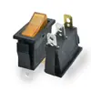 Interruptor Kcd3 Vermelho em Forma de Barco com Luz 3 Pinos 2 Velocidades Interruptor de Panela de Arroz Máquina de Selagem Plástica Interruptor de Máquina de Selagem com Luz