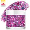 Maquillaje Festivo Transfronterizo Nuevo Carnaval Navidad Gel con Purpurina Corporal Facial Brillo Duradero Gel con Brillo