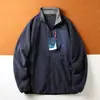 Leve e quente~Lã dupla face + pedido de exportaçãoJaqueta esportiva masculina para outono e inverno, com gola alta, para atividades ao ar livre