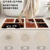 Tapetes de Piso de Lino Dibujados, Tapetes de Piso para Baño, Absorbentes, Antideslizantes, Resistentes a la Suciedad y de Fácil Cuidado para Puerta de Baño del Hogar, Venta al por Mayor