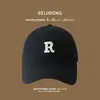 Gorra de béisbol bordada de fábrica con visera ancha para hombres y mujeres, gorra casual tipo pico de pato, sombrero para el sol versátil