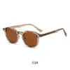 Suministro transfronterizo exclusivo de monturas de gafas de pin de propionato TR90 listas para usar, gafas de sol con protección UV, gafas de sol de pin plano TR