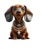 Pendente Decorativo para Carro de Cachorro Longo com Orelhas de Acrílico Plano Transfronteiriço Ornamento para Pendurar no Carro