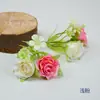 Cadena de Flor Rosa Diamante Brote de Rosa Flor Simulada Accesorios Caja de Flores Broche Flor DIY Festival Minoritario Performance