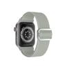 Adecuado para correa tejida de Apple, correa de nailon para Apple Watch, correa para iWatch, estilo étnico, línea de hebilla plana