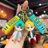 Llavero Popular Coreano Bts Goma Suave Muñeco 3D Colgante para Mochila de Estudiante Venta al por Mayor