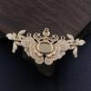 Pingente de borboleta de cobre puro pingente de franja corpo de grampo de cabelo antigo grinaldas todo material de acessório de cabelo 60*30mm