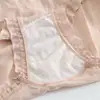 Pantalones Emolientes de Seda Mejorados para Damas y Damas 3.0 Sin Costuras de Cintura Media Transpirables para Cadera Bragas con Ribete de Encaje Femenino