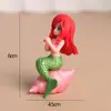 Sereia Oceano Fofo Conjunto Completo Acessórios Concha Aquário Paisagismo Decoração Micro Paisagem Enfeites Presente