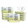 Toallitas Húmedas Mini Portátiles de Dibujos Animados, Toallitas para Bebé, Paquete Pequeño, Toallitas para Estudiantes para Boca, Cara y Manos, Pañuelo de Bolsillo Conveniente, Toallitas Húmedas